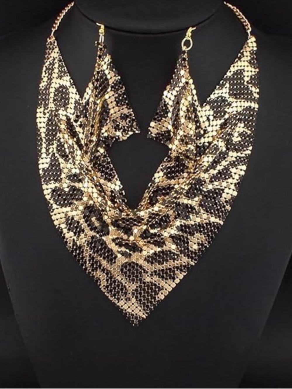 NWT No Label 3pc Animal Print Jewelry Set - Picture 5 of 7